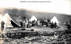 AIN-M'ZAITA -MINES DE PHOSPHATES - CAMPEMENT D'AIN FERNEN -